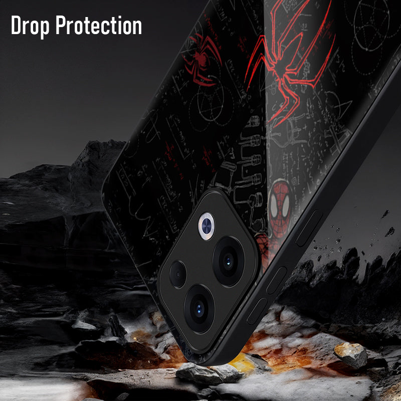 Oppo Reno 13 5G Premium Acrylic Shockproof Glass Back Case (Webverse)