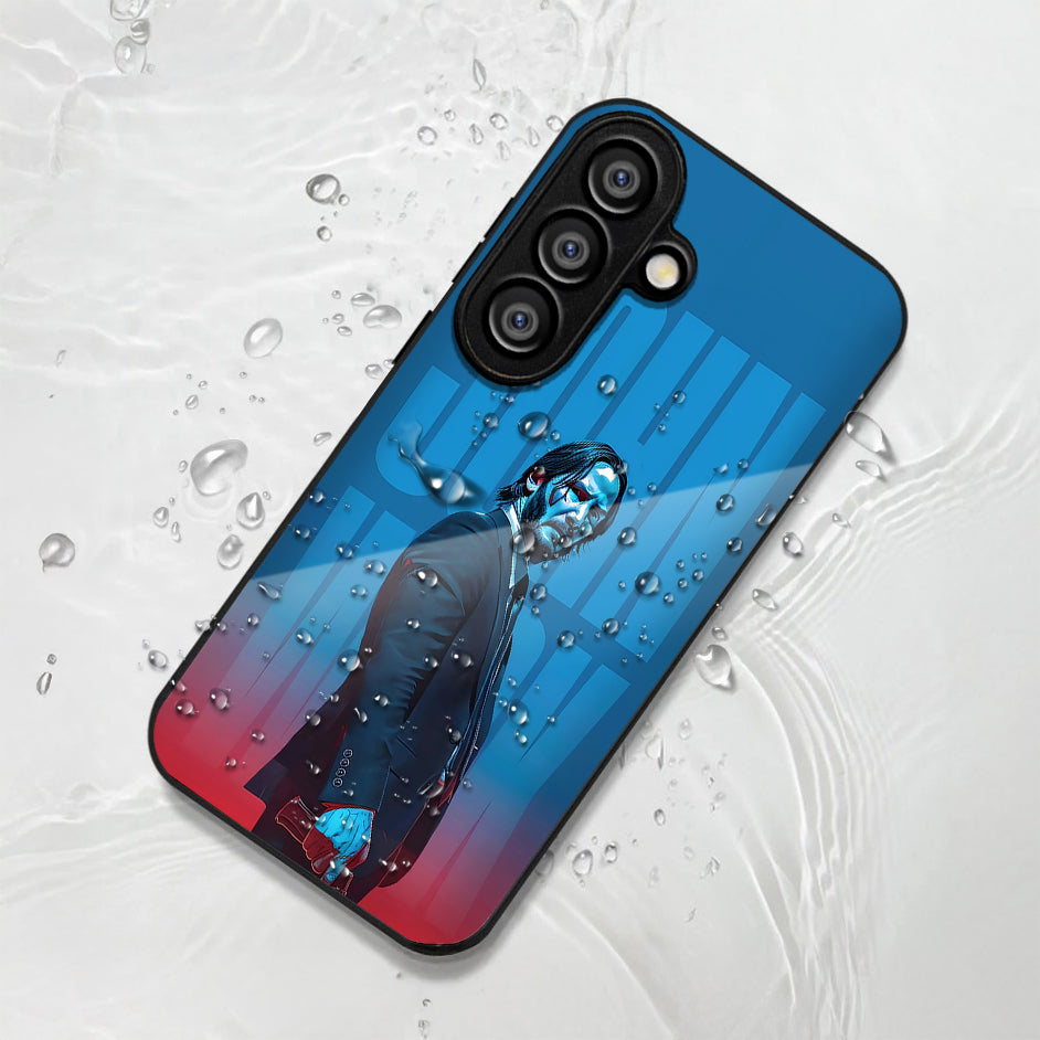 Samsung Galaxy A56 Premium Acrylic Shockproof Glass Back Case (John wick)