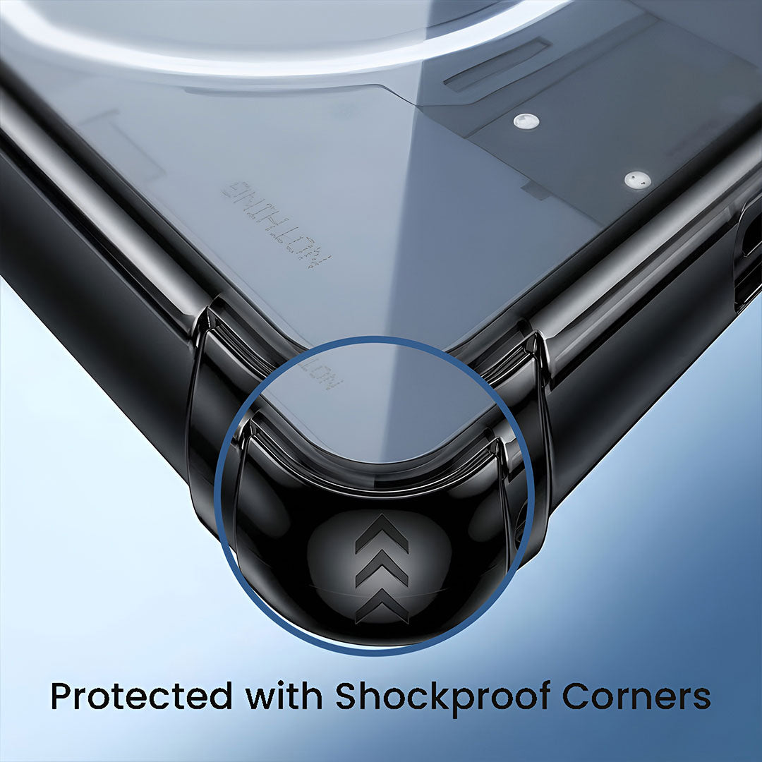 Nothing Phone 3a 5G Luxury Four Corner Invincible Bracket Ring Stand Case