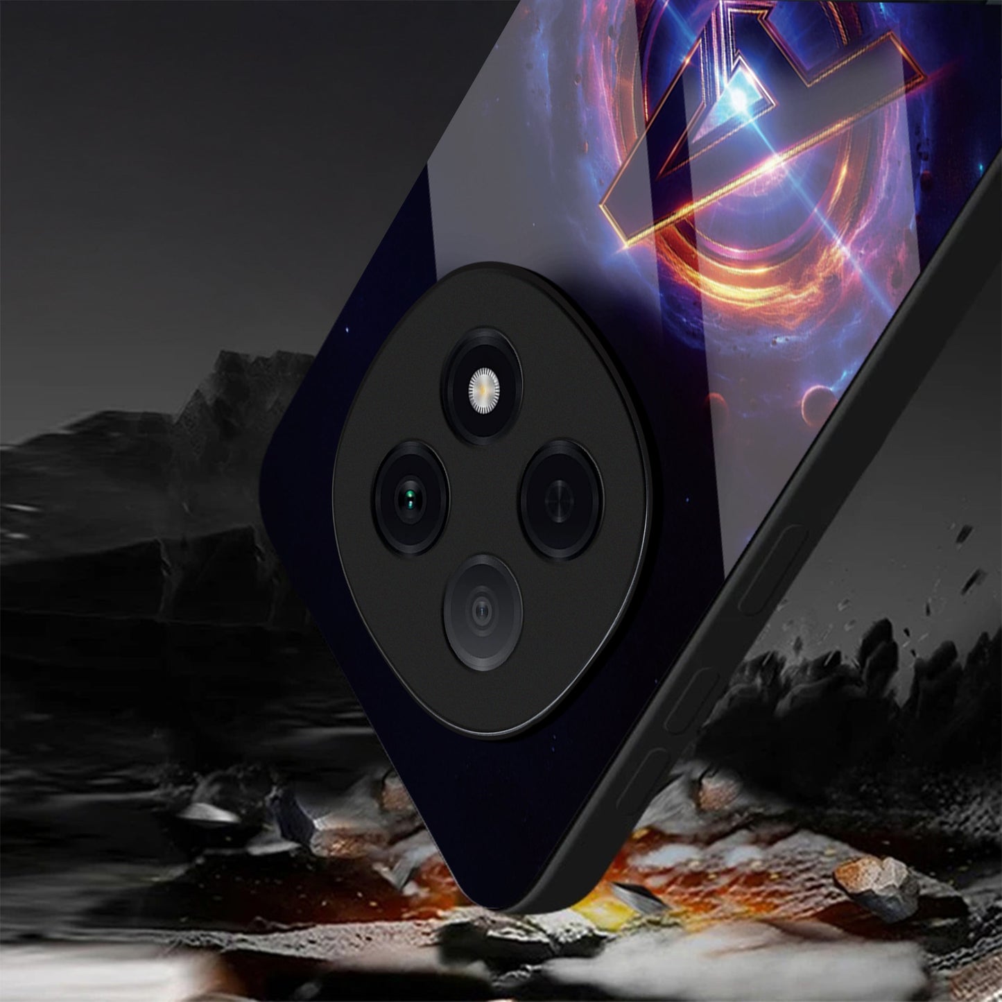 OPPO F29 Pro 5G Premium Acrylic Shockproof Glass Back Case (Endgame Impact)