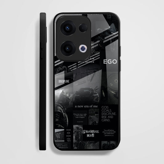 Oppo Reno 13 5G Premium Acrylic Shockproof Glass Back Case (New Era)