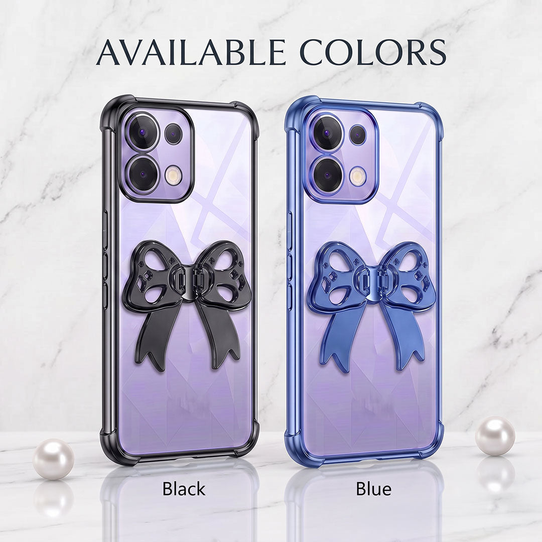 Oppo K13 5G Stylish Bow Knot Transparent Shockproof Airbag Phone Case