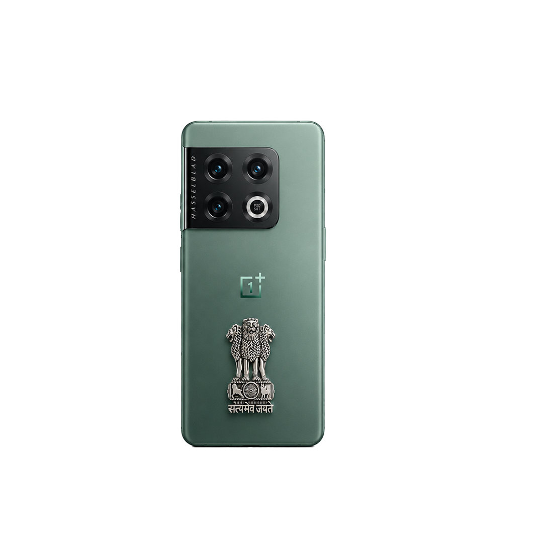 OnePlus 10 Pro 5G Compatible Satyamev Jayate 3D Metal Emblem Sticker