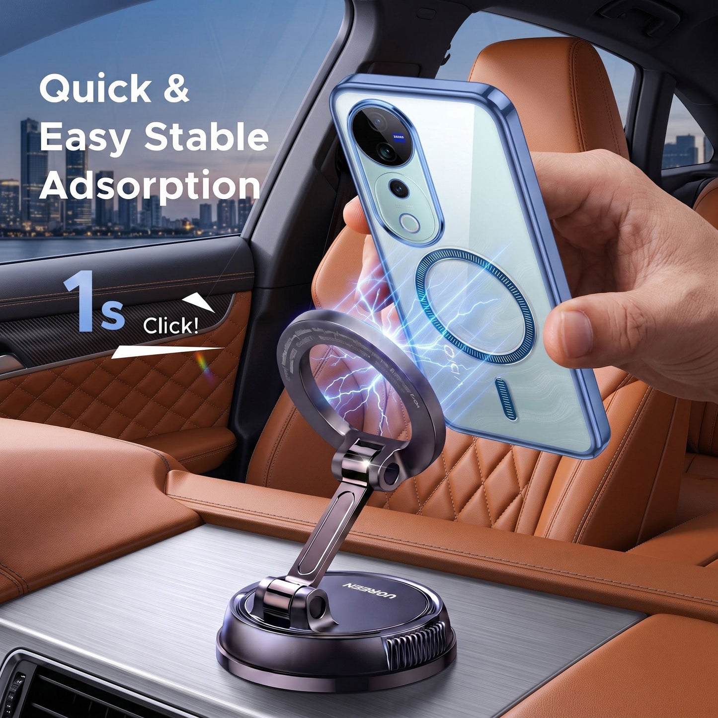 Vivo V40 Pro 5G Electroplated Magnetic Magsafe Case