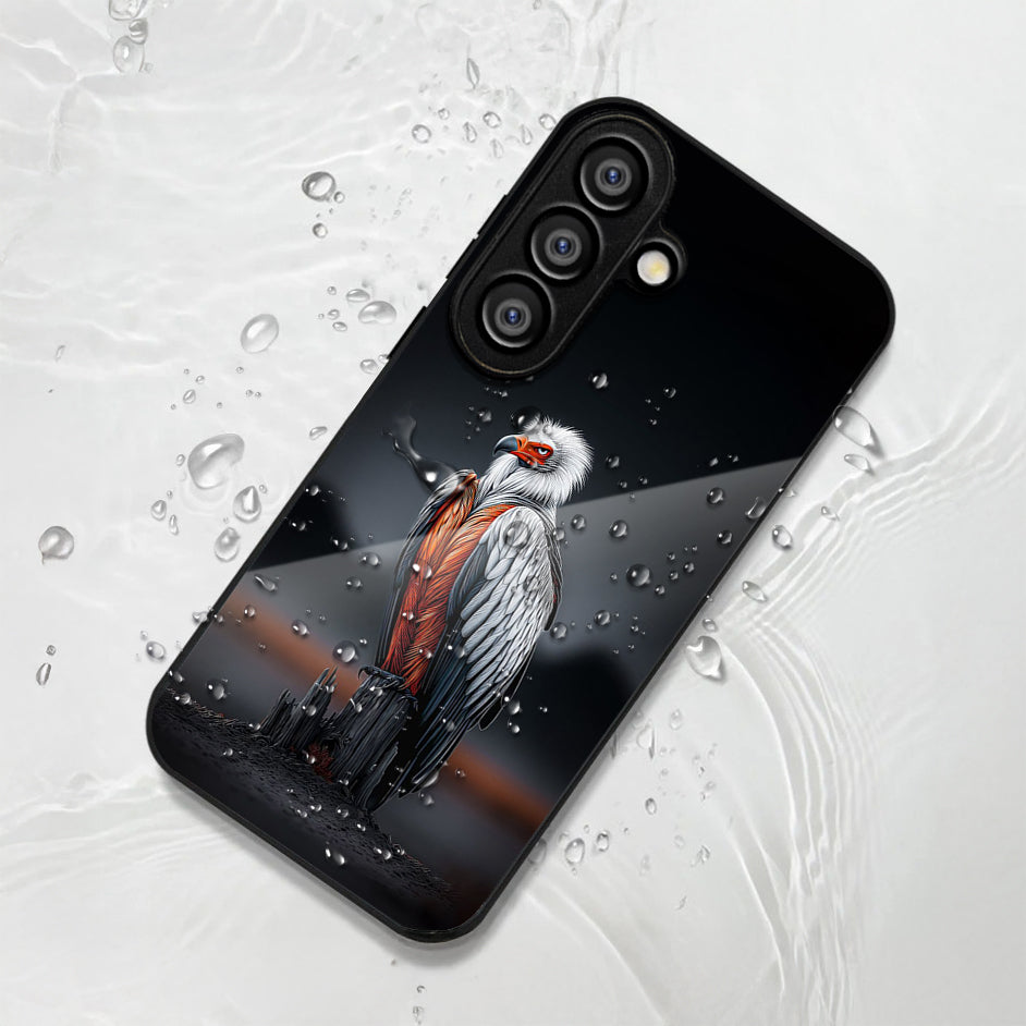 Samsung Galaxy A36 Premium Acrylic Shockproof Glass Back Case (Wild Grace)