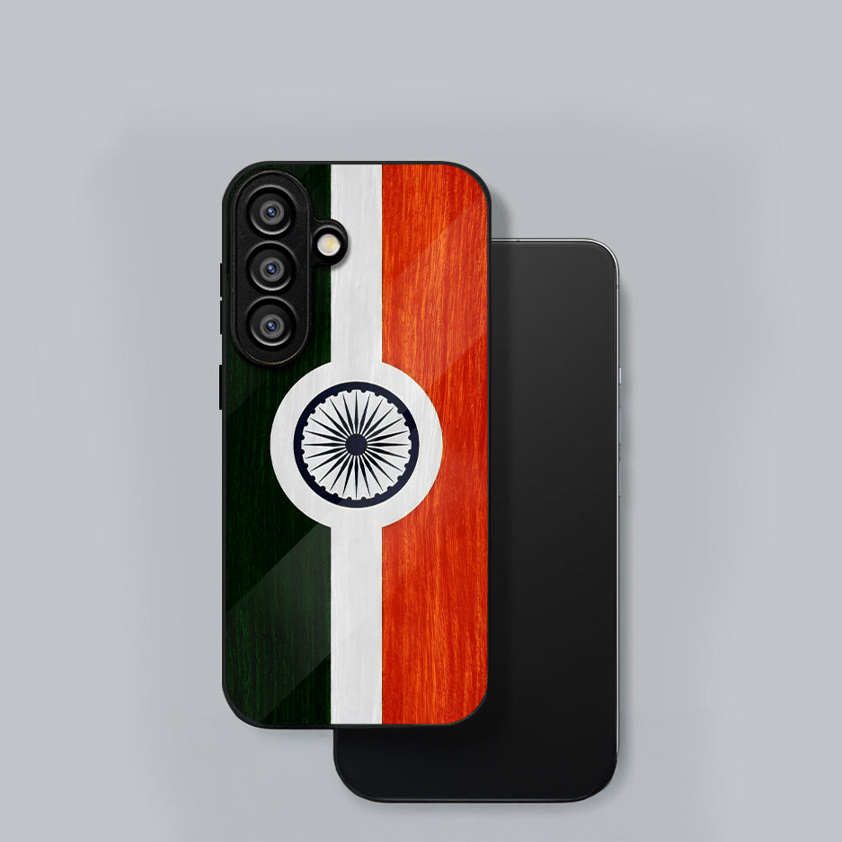 Samsung Galaxy A36 5G Premium Acrylic Shockproof Glass Back Case (India Pride)