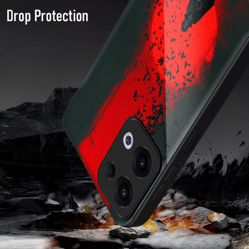 Oppo Reno 13 5G Premium Acrylic Shockproof Glass Back Case (Haven)