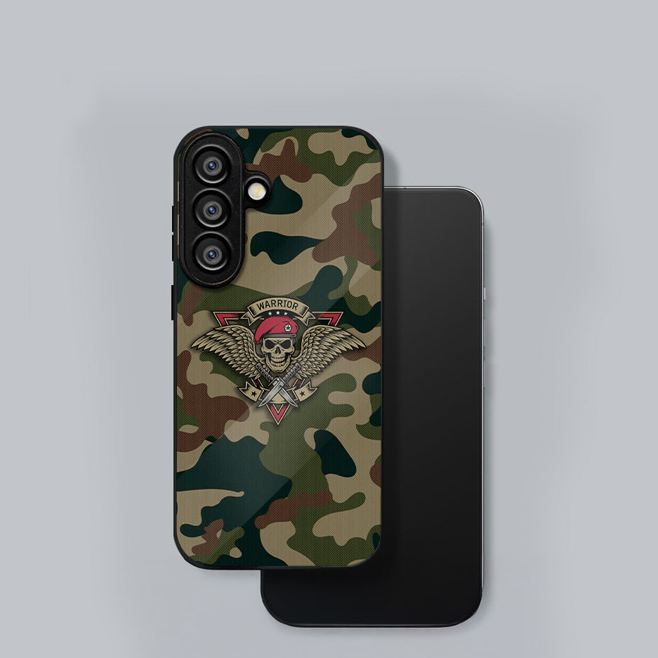 Samsung Galaxy A36 5G Premium Acrylic Shockproof Glass Back Case (Warrior Shield)