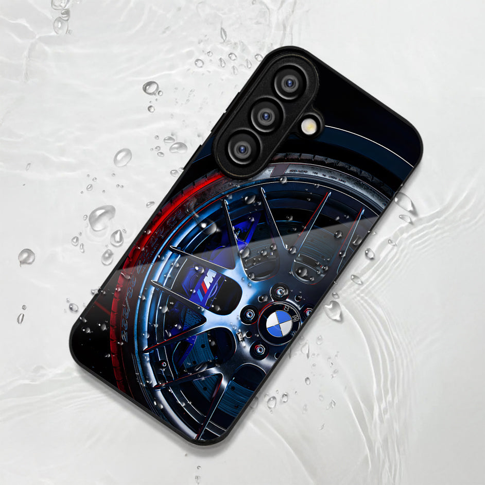 Samsung Galaxy A36 Premium Acrylic Shockproof Glass Back Case (WheelFusion)