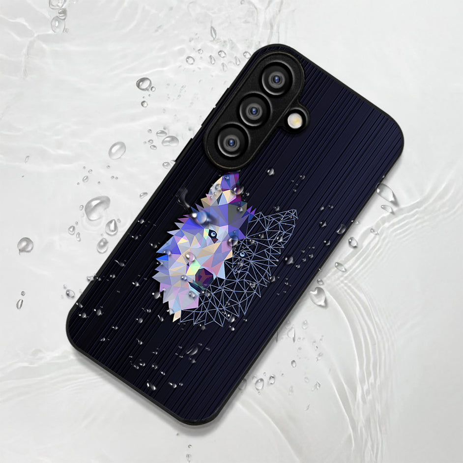 Samsung Galaxy A56 5G Premium Acrylic Shockproof Glass Back Case (Diamond Wolf)