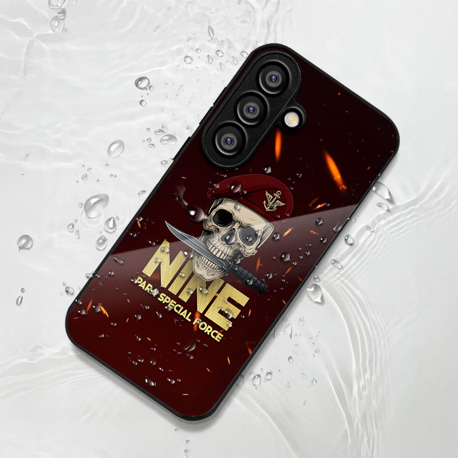 Samsung Galaxy A56 5G Premium Acrylic Shockproof Glass Back Case (Commando Case)