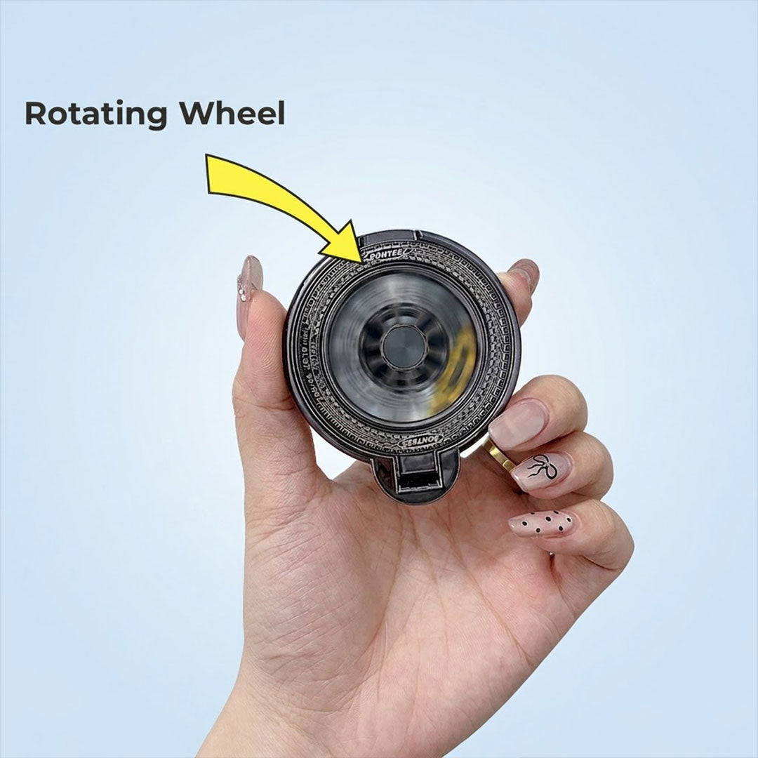 Vivo T5 Pro 5G Premium Stress Buster Wheel Rotating Shockproof Airbags Case