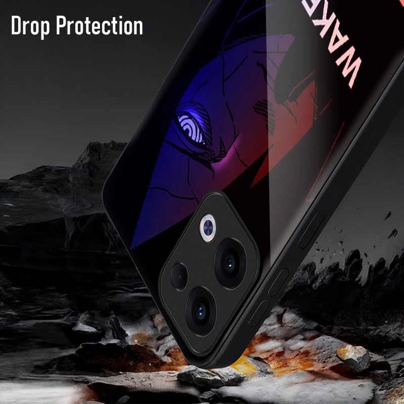 Oppo Reno 13 5G Premium Acrylic Shockproof Glass Back Case (Reality Breaker)