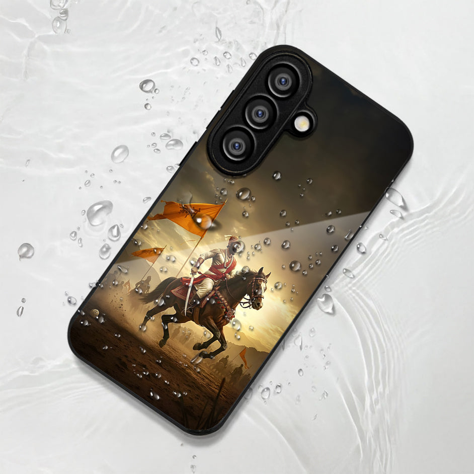 Samsung Galaxy A56 Premium Acrylic Shockproof Glass Back Case (Battle Glory)