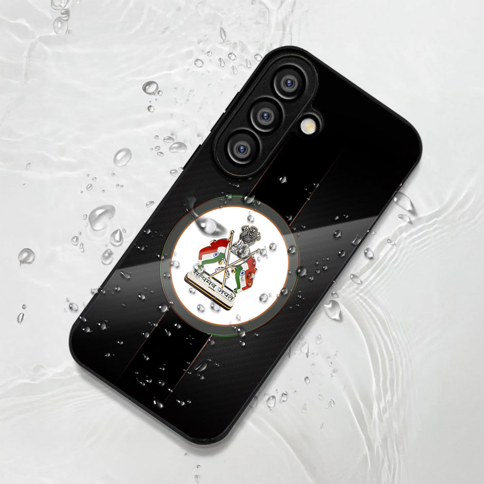 Samsung Galaxy A56 5G Premium Acrylic Shockproof Glass Back Case (Duty Shield)