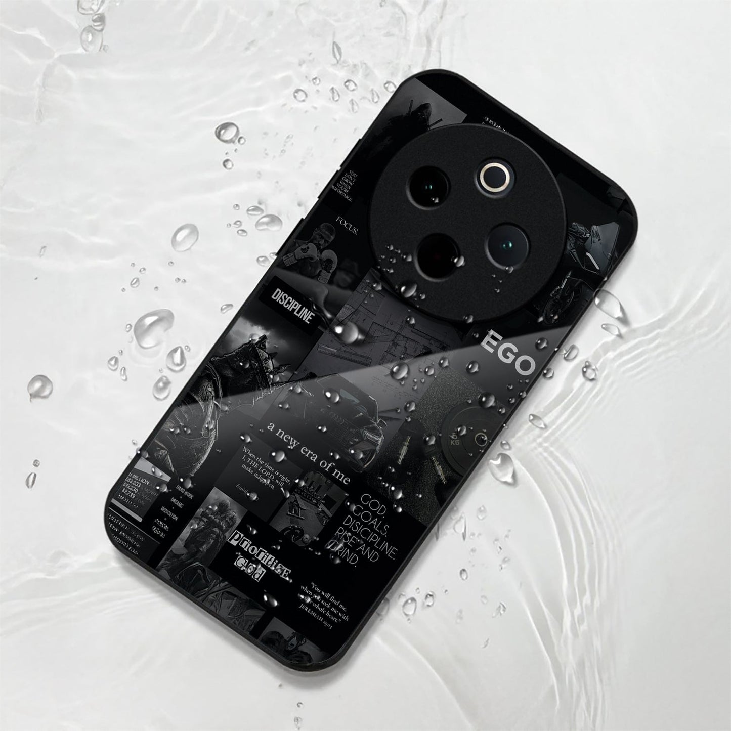 Vivo T4 5G Premium Acrylic Shockproof Glass Back Case (New Era)