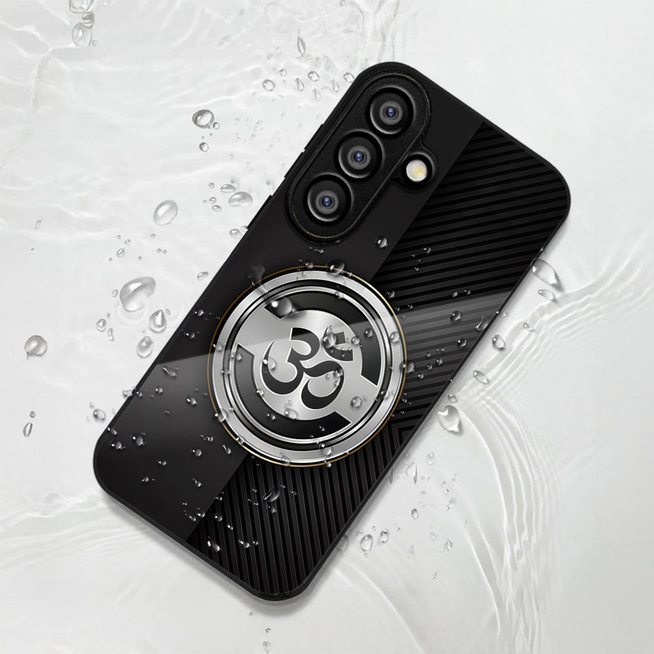 Samsung Galaxy A56 5G Premium Acrylic Shockproof Glass Back Case (OM)