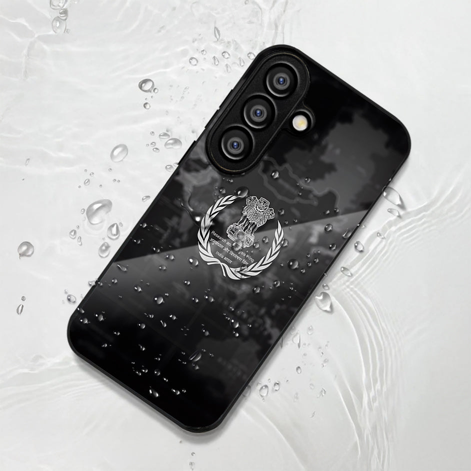 Samsung Galaxy A36 5G Premium Acrylic Shockproof Glass Back Case (Research Wing)