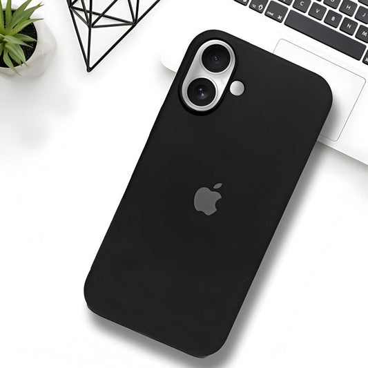 iPhone 16/16 Plus Silicone Logo iPhone Case