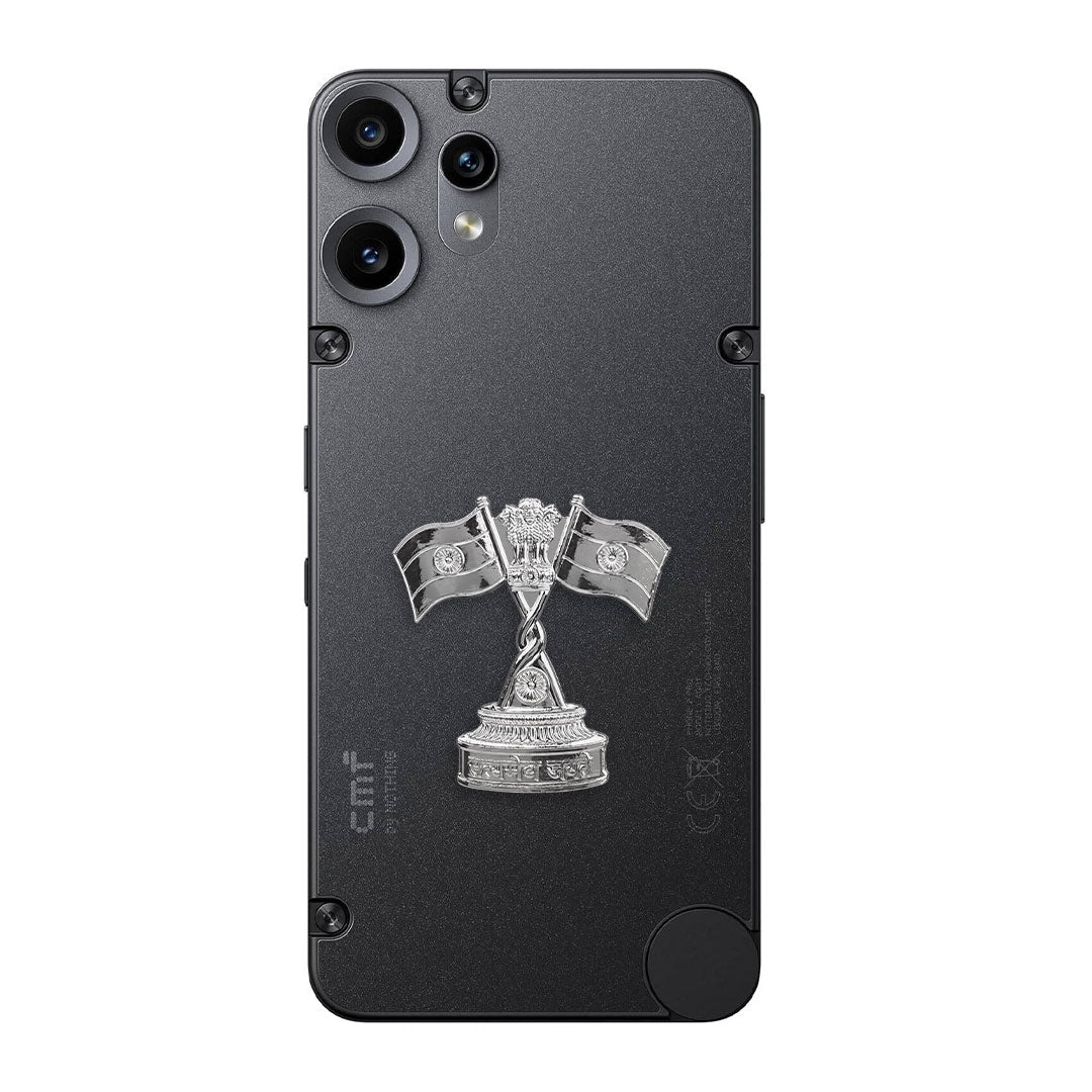 CMF Phone 2 Pro 5G Compatible Satyamev Jayate 3D Metal Emblem Sticker