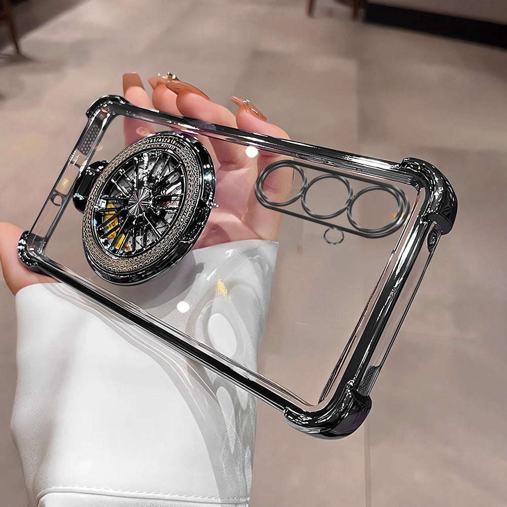 Samsung Galaxy A15 5G Premium Stress Buster Wheel Rotating Shockproof Airbags Case