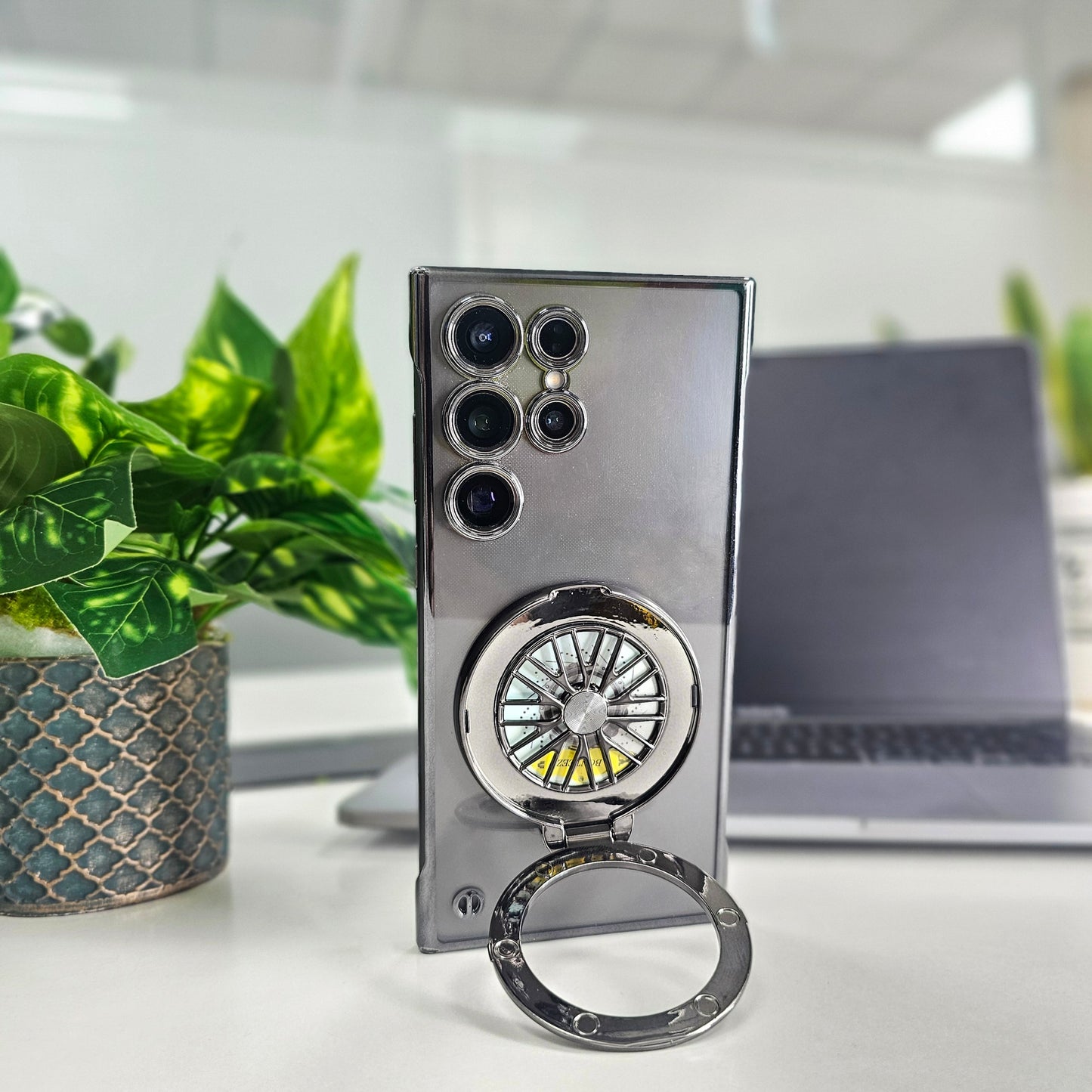 Samsung Galaxy S23 Ultra 5G Porsche® Wheel Frameless Case