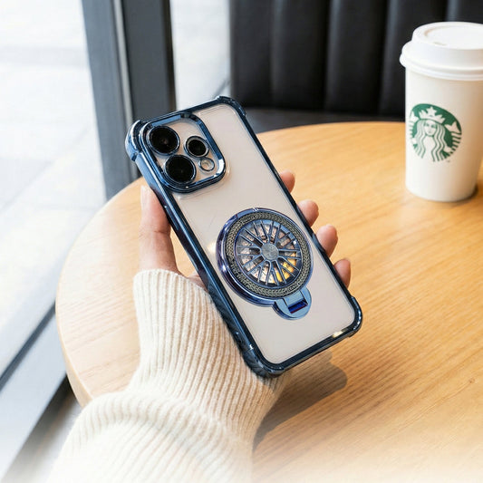 Oppo Reno 15 5G Premium Stress Buster Wheel Rotating Shockproof Airbags Case