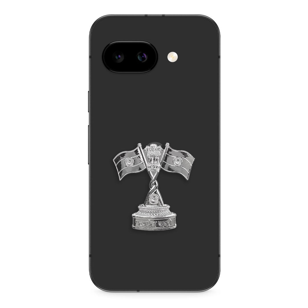 Google Pixel 9a 5G Compatible Satyamev Jayate 3D Metal Emblem Sticker