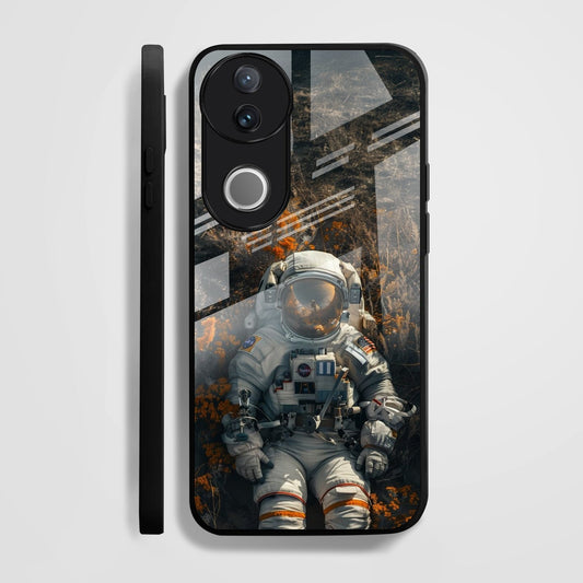 Vivo V50 5G Premium Acrylic Shockproof Glass Back Case (Astro Rest)