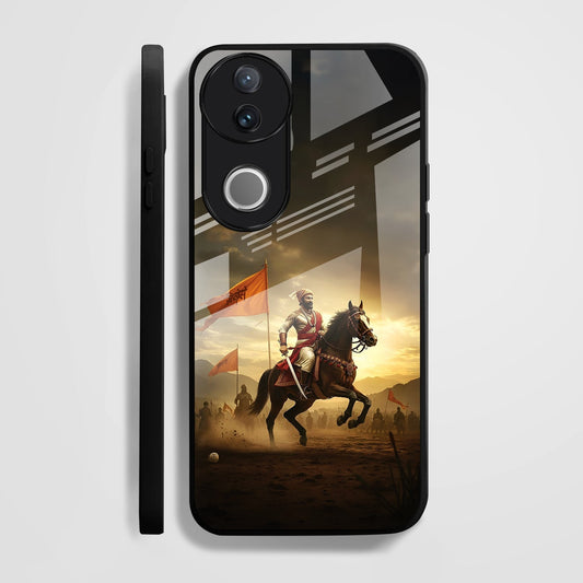 Vivo V50 5G Premium Acrylic Shockproof Glass Back Case (Battle Glory)