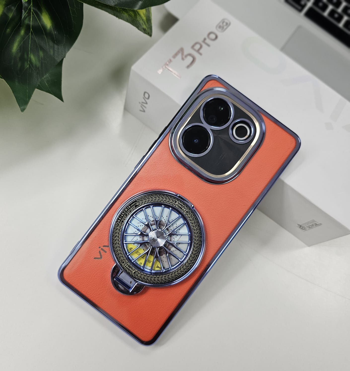 Vivo T3 Pro 5G Ferrari Wheel Electroplating Case