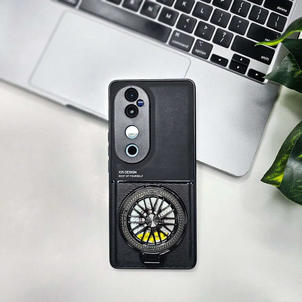 Vivo V40 5G Best Selling Stress Buster Wheel Hybrid Scratch Resistant Back Case