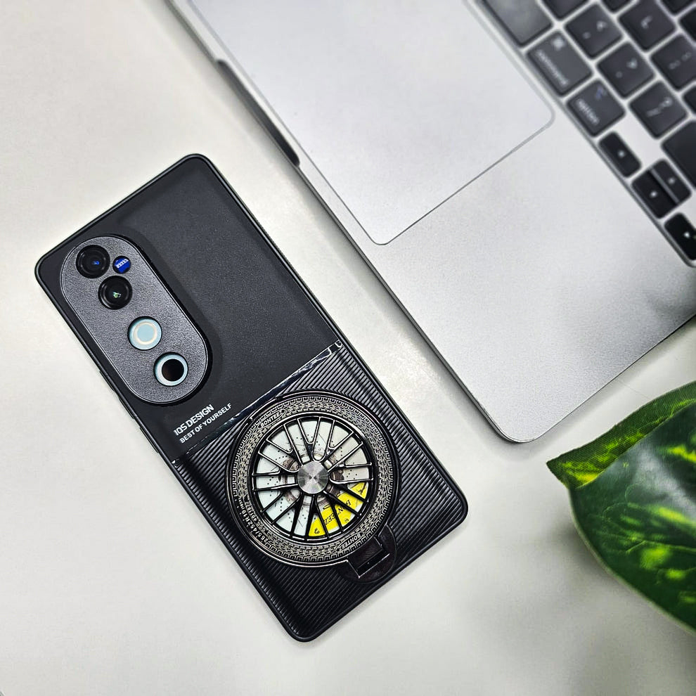 Vivo V40 5G Best Selling Stress Buster Wheel Hybrid Scratch Resistant Back Case