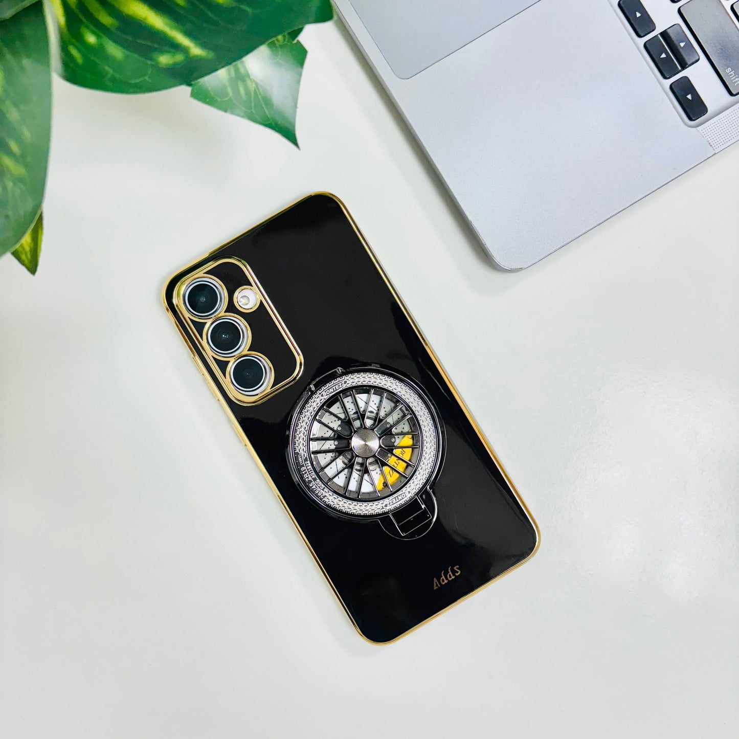 Samsung Galaxy A55 5G Best Selling Stress Buster Wheel Silicone Scratch Resistant Back Case