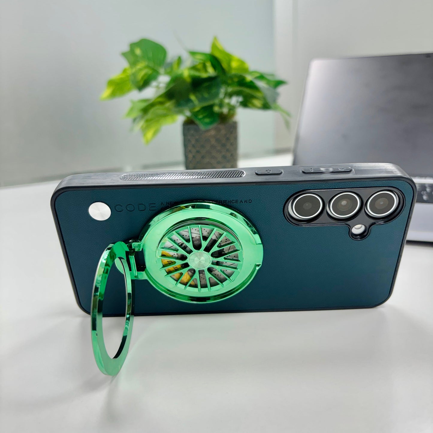 Samsung Galaxy A55 5G Best Selling Stress Buster Wheel Soft Vegan Scratch Resistant Back Case