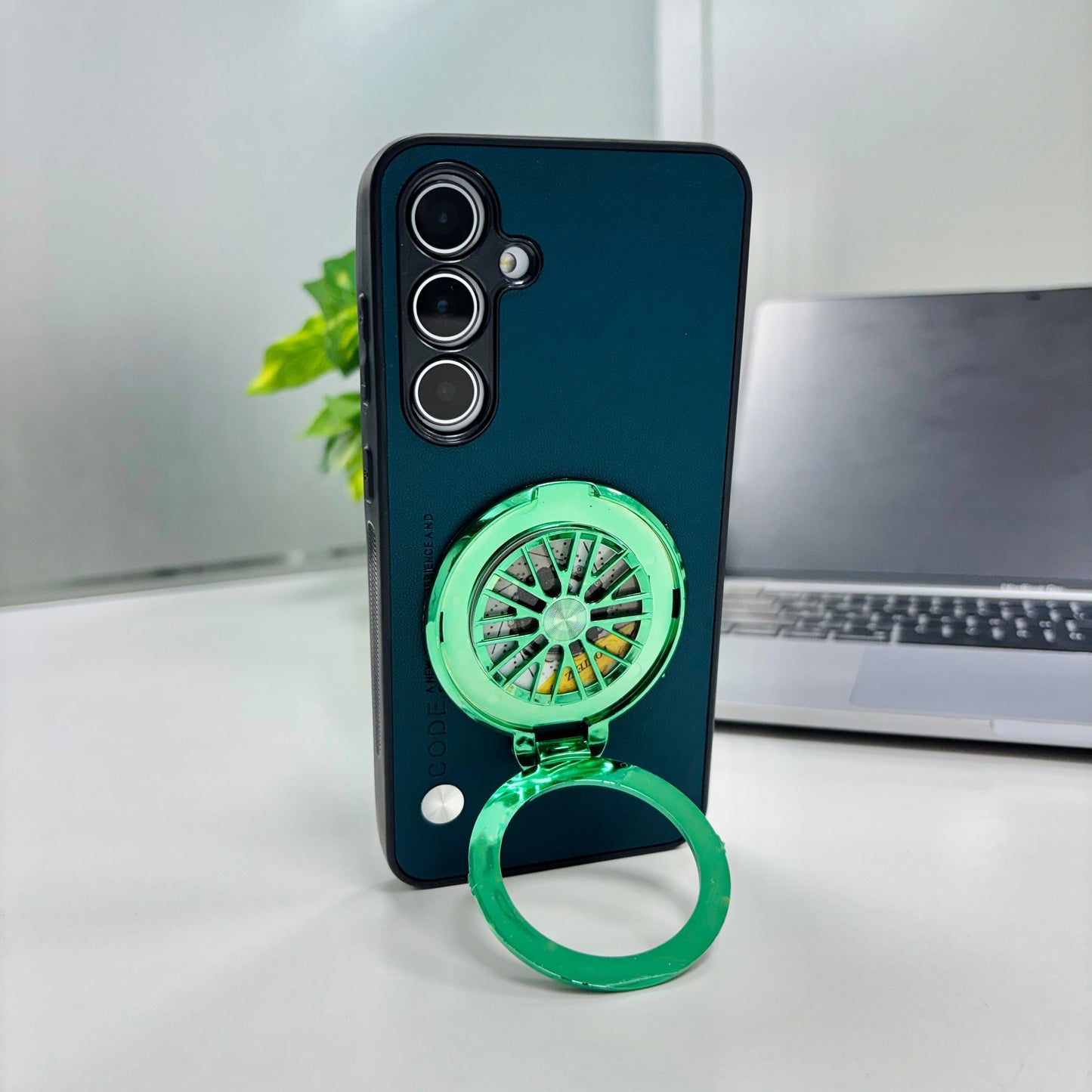 Samsung Galaxy A55 5G Best Selling Stress Buster Wheel Soft Vegan Scratch Resistant Back Case