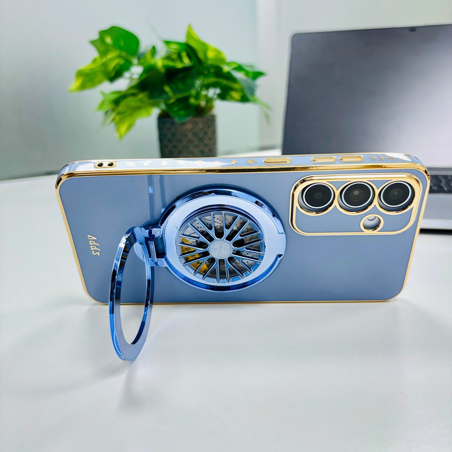 Samsung Galaxy S24 FE 5G Best Selling Stress Buster Wheel Silicone Scratch Resistant Back Case