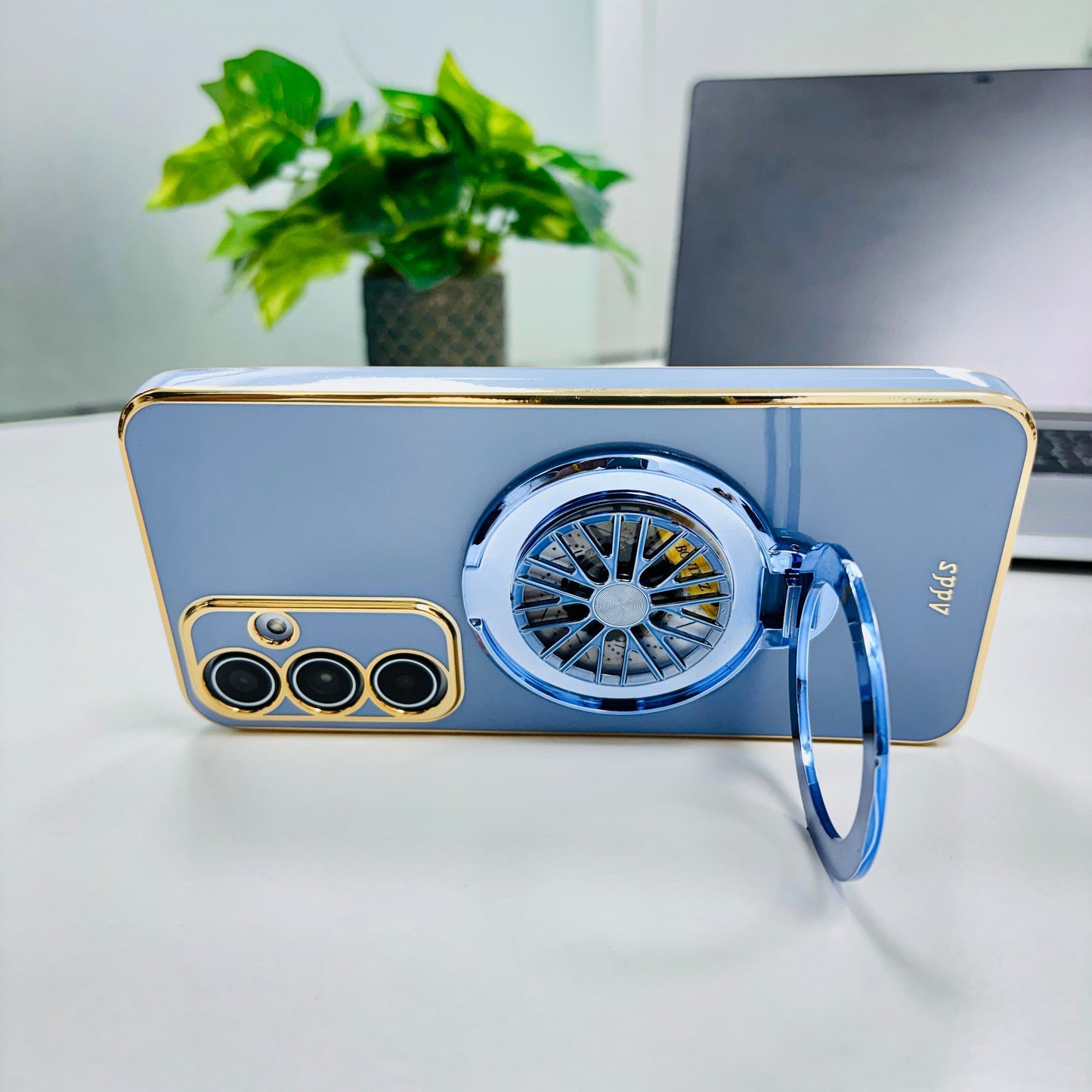 Samsung Galaxy A35 5G Best Selling Stress Buster Wheel Silicone Scratch Resistant Back Case