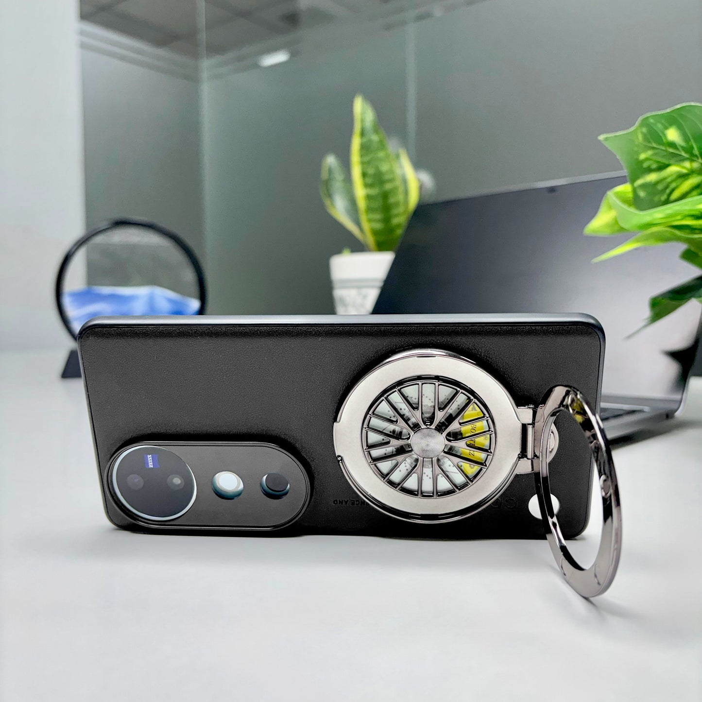 Vivo V40 5G Best Selling Stress Buster Wheel Soft Vegan Scratch Resistant Back Case