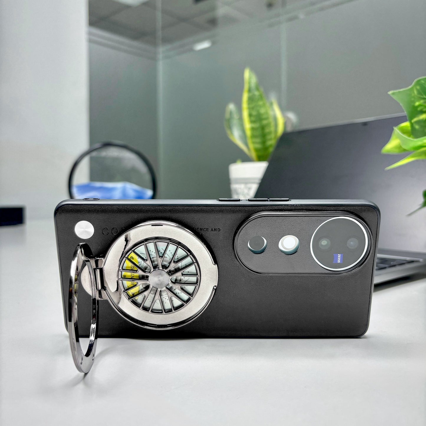 Vivo V40 5G Best Selling Stress Buster Wheel Soft Vegan Scratch Resistant Back Case