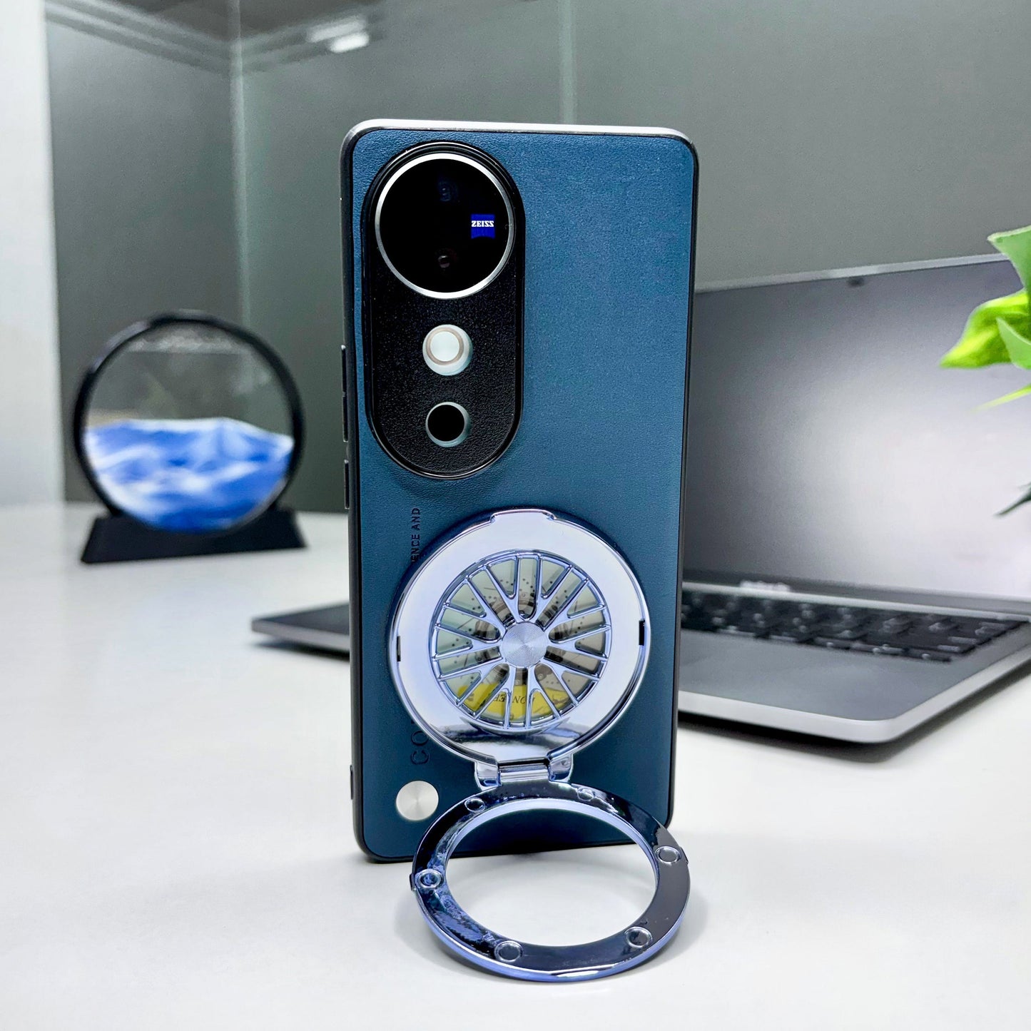 Vivo V40 5G Best Selling Stress Buster Wheel Soft Vegan Scratch Resistant Back Case