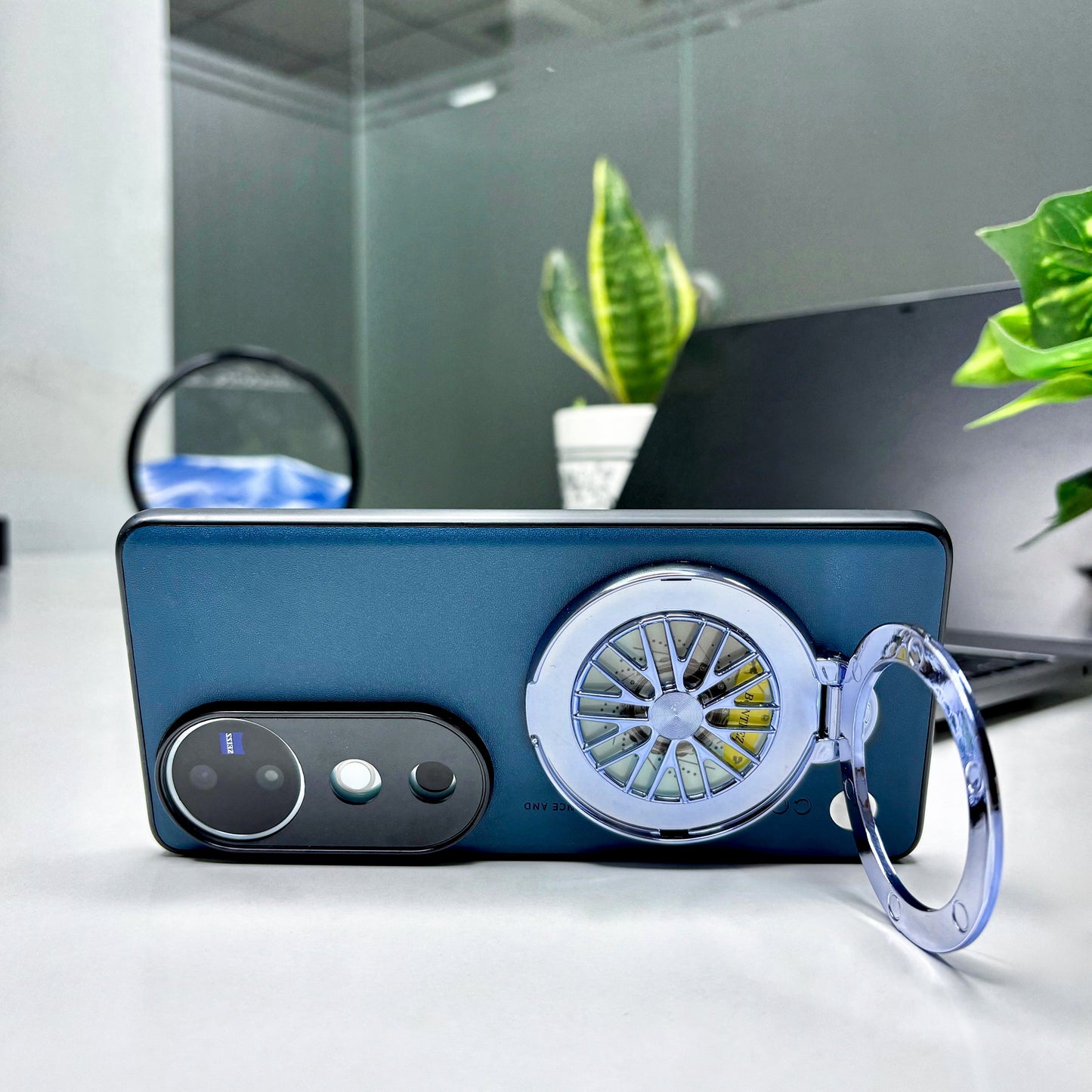 Vivo V40 5G Best Selling Stress Buster Wheel Soft Vegan Scratch Resistant Back Case