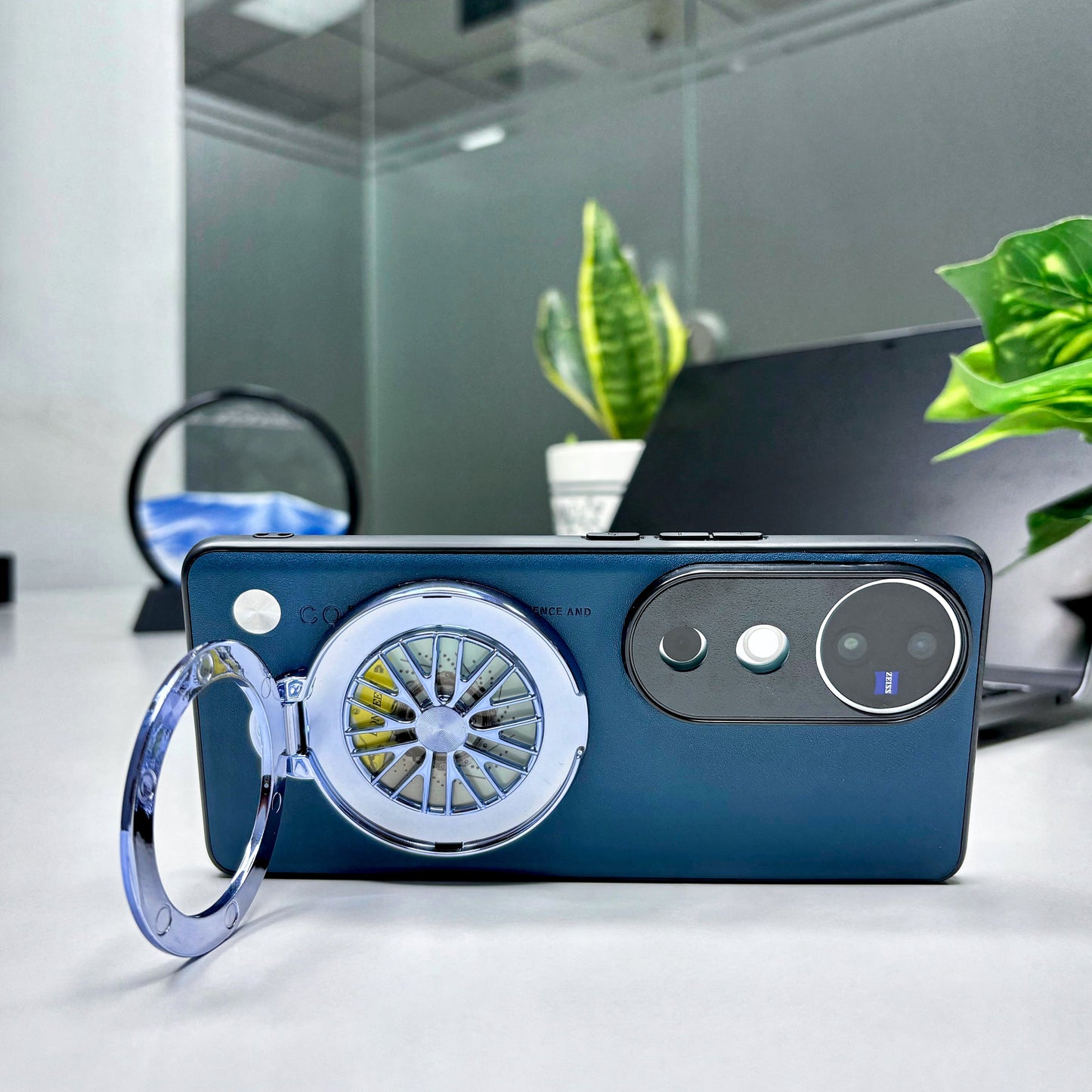 Vivo V40 5G Best Selling Stress Buster Wheel Soft Vegan Scratch Resistant Back Case