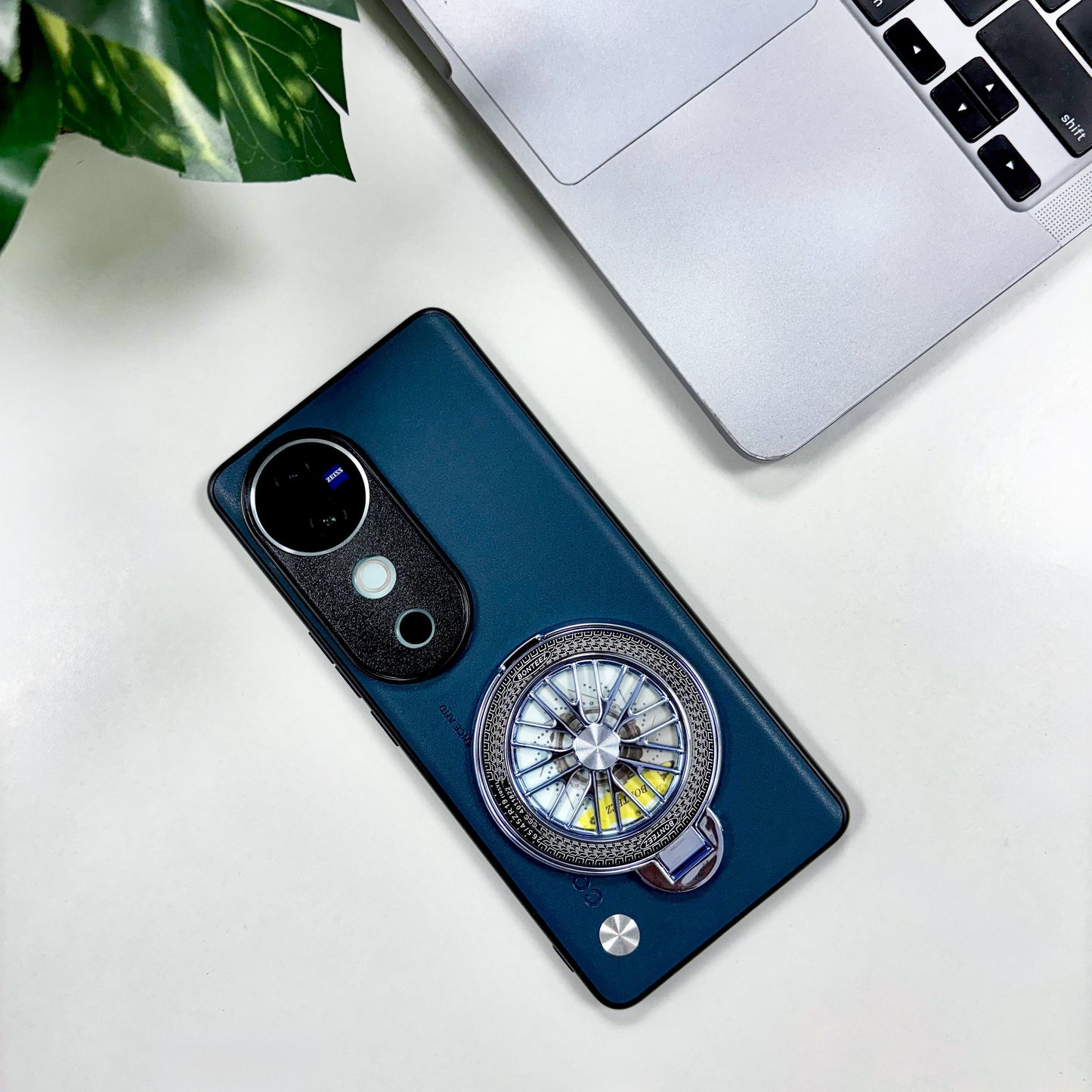 Vivo V40 5G Best Selling Stress Buster Wheel Soft Vegan Scratch Resistant Back Case