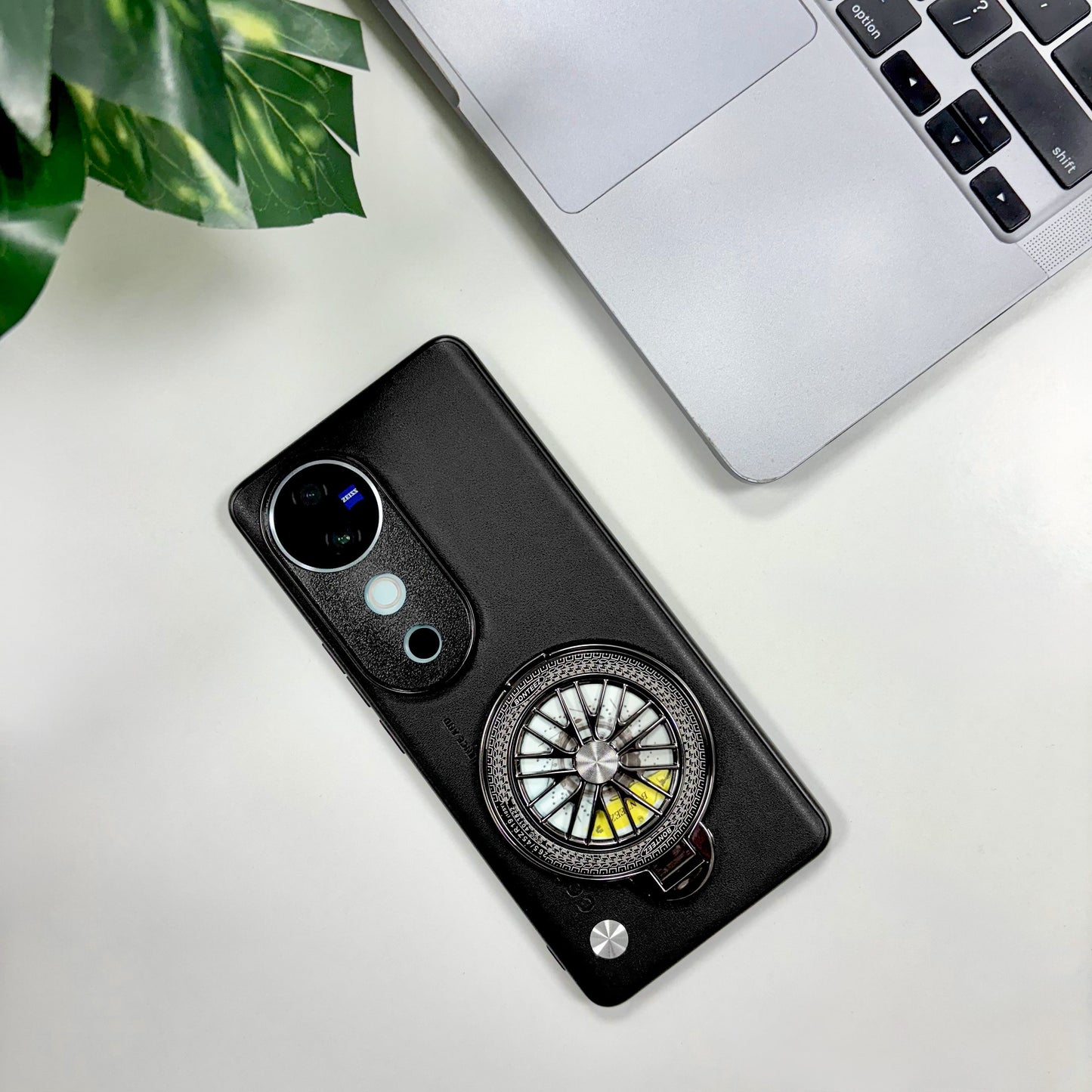 Vivo V40 5G Best Selling Stress Buster Wheel Soft Vegan Scratch Resistant Back Case