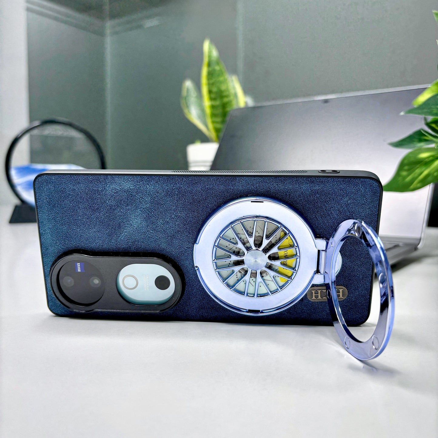 Vivo V40 5G Best Selling Stress Buster Wheel Skin Feel Scratch Resistant Back Case