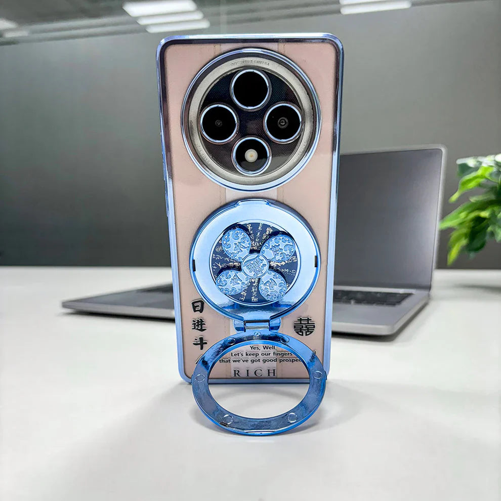 Oppo F27 Pro+ 5G Rich Manifestation Reflective Fidget Rotating Back Case