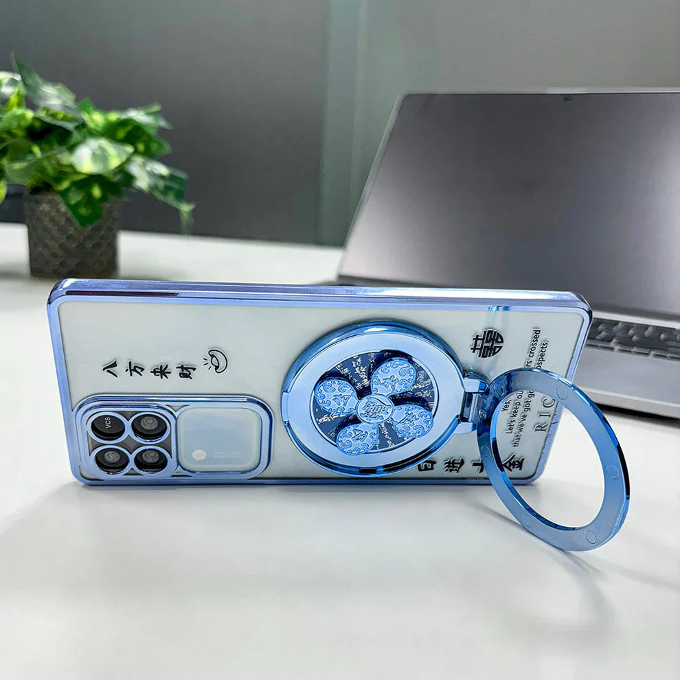 Vivo V30 Pro 5G Rich Manifestation Reflective Fidget Rotating Back Case