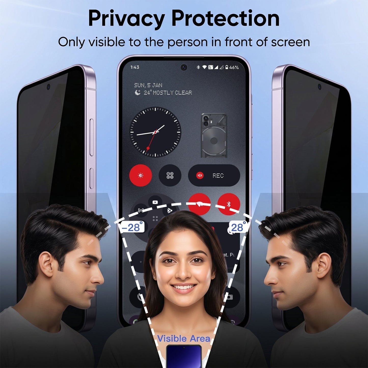 Nothing Phone 2 Pro 5G Luxury Four Corner Invincible Bracket Ring Stand Case