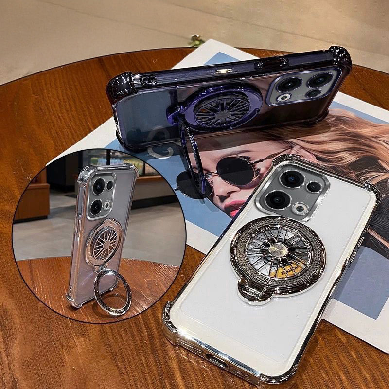 Oppo Reno13 5G Premium Stress Buster Wheel Rotating Shockproof Airbags Case